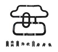 Puzzle in gomma flessibile, giocattolo flessibile per circuiti autostradali, indistruttibile, impermeabile, modulare, per auto, autostrada, regalo Montessori di Natale per amanti e amici