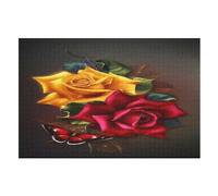 Puzzle In Legno 1000 Pezzi Rose Ragazzi E Ragazze Puzzles Di Difficoltà Giochi Educativi Giocattolo Per Famiglie （75×50cm）
