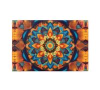 Puzzle in legno 1000 pezzi WZYWHJ caleidoscopio mandala stampato per adulti e bambini, perfetto per divertimento in famiglia, sollievo dallo stress