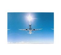 Puzzle in legno 1000 pezzi WZYWHJ Planes stampato per adulti e bambini, perfetto per divertimento in famiglia, antistress