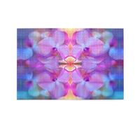 Puzzle in legno 1000 pezzi WZYWHJ psichedelico caleidoscopio immagine per adulti e bambini, perfetto per divertimento in famiglia, sollievo dallo stress