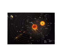 Puzzle in legno 1000 pezzi WZYWHJ Solar System Pattern per adulti e bambini, perfetto per divertimento in famiglia, sollievo dallo stress