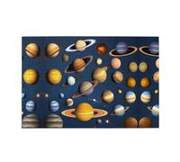 Puzzle in legno 1000 pezzi WZYWHJ Solar System Planets stampati per adulti e bambini, perfetto per divertimento in famiglia, sollievo dallo stress