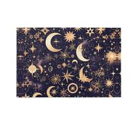 Puzzle in legno 1000 pezzi WZYWHJ stelle dorate nel cielo notturno modello per adulti e bambini, perfetto per divertimento in famiglia, sollievo dallo stress
