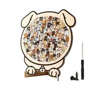 Puzzle in Legno 115 Pezzi Silhouette Gatto E Cane Decorazione Da | Puzzle Di Legno A Incastro Per Aula, Asilo, , Scuola, Casa, Soggiorno, Camera Da , Scuola Materna