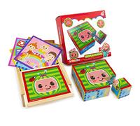 Puzzle in legno 3D CoComelon | Giocattoli CoComelon | Giocattoli sensoriali per bambini | Giocattoli per lo sviluppo precoce e l'attività | Giocattoli per bambini piccoli