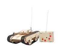 Puzzle in Legno 3D con carro Armato in Legno per Adulti e Bambini da Costruire, Modello Meccanico in Legno Fai-da-Te
