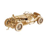 Kit modello puzzle in legno 3D per auto Robotime Grand Prix, scala 1/16, dai 7 a