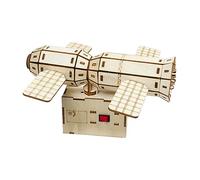 Puzzle in legno 3D incisione montaggio sicuro costruttore kit giocattolo, edifici modelli meccanici scienza esperimento modello scienza esperimento modello laboratorio spaziale laboratorio spaziale
