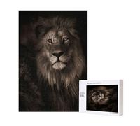 Puzzle in legno 3D "Leone che cade" da 300 pezzi per il divertimento di tutta la famiglia.