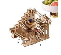 Puzzle in legno 3D per adulti,Modello decorativo a da assemblare,Kit di puzzle meccanico in legno con ingranaggi e circuiti di perline - Anti-stress per adulti adolescenti studenti