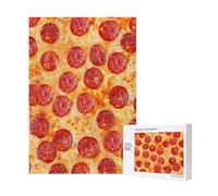 Puzzle in legno 3D Pizza Pepperoni da 300 pezzi per il divertimento di tutta la famiglia.