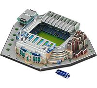 puzzle in legno 3D, Puzzle 3D dello stadio Stamford Bridge, replica del modello pallone da calcio Chelsea, famoso edificio simbolo europeo
