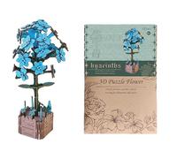 Puzzle in legno 3D | Set da costruzione modello floreale | Puzzle in legno | per la decorazione della casa dei bambini Hobby Creative Relax Armadio da tavolo