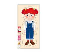 Puzzle in legno a 5 strati per bambini, anatomia che impara la pelle e i muscoli, scheletro 36 pezzi, organi STE con