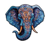 Puzzle in Legno a Forma di Animale con Design Artistico e Colori Vivaci Pezzi con Taglio Laser di Precisione e Bordi Lisci Attività Coinvolgente per Appassionati di Puzzle