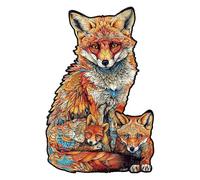 Puzzle in Legno a Forma di Animale con Design Artistico e Colori Vivaci Pezzi con Taglio Laser di Precisione e Bordi Lisci Attività Coinvolgente per Appassionati di Puzzle