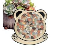 Puzzle in Legno a Forma di Cane - Legno Acrilico 29x21,5 cm | Puzzle Animale Colorato con Design Unico Incorniciato, Gioco Educativo di e Abbinamento, Regalo Creativo per Amanti dei Cani,