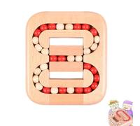 Puzzle in Legno a Forma di Fagiolo Magico Rotante, 2025 Nuovi Giocattoli Rompicapo Rotanti a Forma di Cubo, Puzzle Antistress per Alleviare L'ansia, Rompicapo in Legno Divertente(1pc)