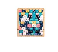 Puzzle in legno a forma di gatto - Puzzle in legno unici con design di animali per adulti e ragazzi, stimolante e creativo, regalo perfetto per gli amanti dei gatti (1 PC)