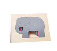 Puzzle in Legno a Più Strati per Bambini, style to 1