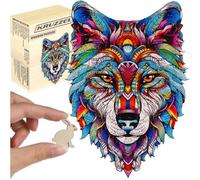 Puzzle in legno a tema Lupo