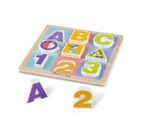 Puzzle in legno ABC-123 per bambini piccoli