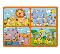 Puzzle in legno Animali Esotici