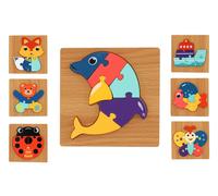 Puzzle in legno Animali mix di specie