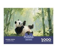 Puzzle in Legno Artee del cucciolo di panda Artee Stampa Di Qualit Gioco Educativo E Stimolante Animale Di Artework Da 1000 Pezzi Regalo Per Amore E Amico 70x50cm/1000pcs