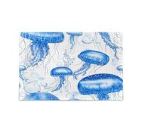 Puzzle in legno blu meduse famiglia puzzle 1000 pezzi 29,5 × 19,7 cm
