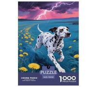 Puzzle in Legno Cane dalmata Artee Stampa Di Qualit Gioco Educativo E Stimolante Animale Di Artework Da 1000 Pezzi Regalo Per Amore E Amico 70x50cm/1000pcs