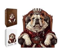 Puzzle in Legno Cane in Rilievo Divertente Tappetino per Mouse