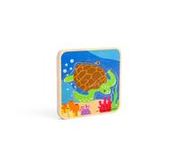 puzzle in legno ciclo di vita della tartaruga BIGJIGS TOYS
