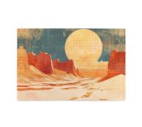 Puzzle in legno con 1000 pezzi WZYWHJ Desert Pattern impegnativo per il tempo libero domestico e l'intrattenimento adatto per adulti e bambini