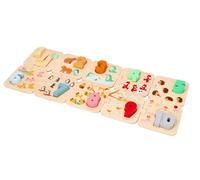 Puzzle in legno con animali - metodo Montessori per l'apprendimento numerico