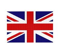Puzzle in legno con bandiera del Regno Unito, orizzontale, 300 pezzi, per il tempo libero e la creatività della famiglia