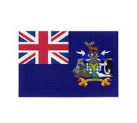 Puzzle in legno con bandiera della Georgia del Sud e delle Isole Sandwich del Sud, puzzle sfidante, perfetto per le notti, 500 pezzi