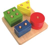 Puzzle in legno con forme e colori