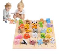 Puzzle In Legno Con Lettere 'Alfabeto | Gioco Educativo Per Bambini Che Imparano Le Lettere Con Puzzle,Gioco Interattivo Alfabeto | Aula Scuola Materna Casa Viaggio Vacanza Asilo Feste