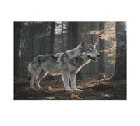 Puzzle in legno con scatola portaoggetti, puzzle ecologico in legno per il tempo libero, sollievo dallo stress e decorazione, 300 pezzi