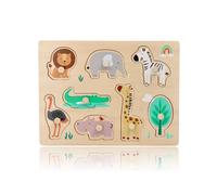 Puzzle in legno con supporti Safari