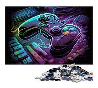 Puzzle in legno da 1000 pezzi "Color Game" per adulti, adolescenti e ragazzi, ideale come regalo di compleanno e di festa, 50x75CM/19,68x29,52 pollici.