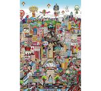 Puzzle in Legno da 1000 Pezzi con Pezzi Sagomati di Precisione Esperienza senza Schermi per Riunioni Familiari Team Building Weekend e Feste Sollievo dallo Stress