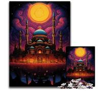 Puzzle in legno da 1000 pezzi della Basilica di Santa Sofia in Turchia per adolescenti e divertimento in famiglia - Gioco rompicapo fai da te regalo 1000 pezzi (75x50 cm)