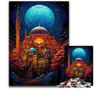 Puzzle in legno da 1000 pezzi della Basilica di Santa Sofia in Turchia per adolescenti e divertimento in famiglia - Gioco rompicapo fai da te regalo 1000 pezzi (75x50 cm)