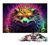 Puzzle in legno da 1000 pezzi "Il Riccio" per adulti, adolescenti e ragazzi, ideale come regalo di compleanno e di festa, 50x75CM/19,68x29,52 pollici