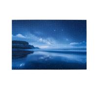 Puzzle in legno da 1000 pezzi, immagine WZYWHJ a tarda notte, livello del mare, per adulti e bambini, perfetto per divertimento in famiglia, sollievo dallo stress