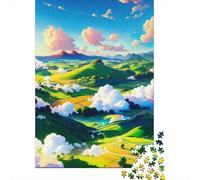 Puzzle in legno da 1000 pezzi "Mattinata" per adulti e adolescenti dai 12 anni in su, regali di Natale, 1000 pezzi (75x50 cm)