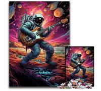 Puzzle in legno da 1000 pezzi raffigurante un astronauta, per adulti, stimolante rompicapo, giocattolo rilassante per adolescenti, 50x75CM/19,68x29,52 pollici